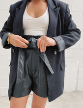 Load image into Gallery viewer, Faux Leather High Waist Short
