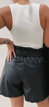 Load image into Gallery viewer, Faux Leather High Waist Short
