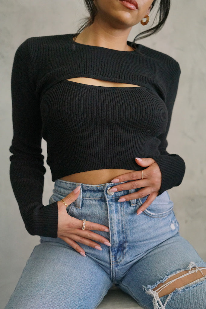 Show Me Two-Piece Cami & Shrug Set