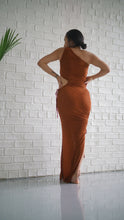Load image into Gallery viewer, One Shoulder Maxi Dress
