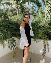 Load image into Gallery viewer, Ribbed Ruched Side Dress
